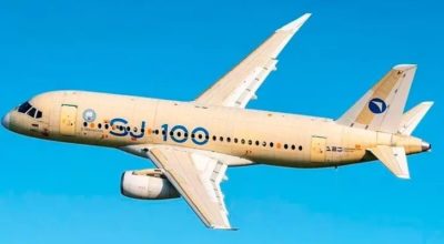 Опытный SJ-100 завершил испытания в Минске и вернулся в Жуковский