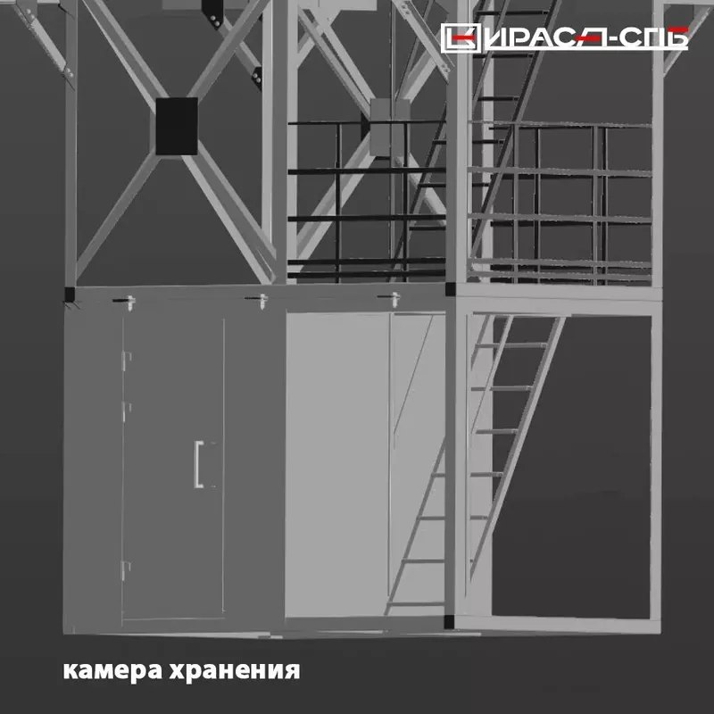 Новая вышка «Периметр» с встроенной КХО для охраны стратегических объектов Новая вышка «Периметр» с встроенной КХО для охраны стратегических объектов