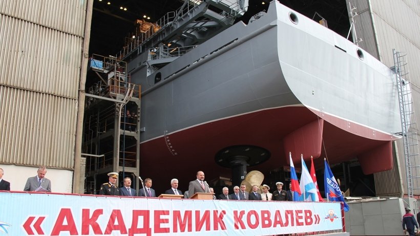 Военно-морской флот России получит новое транспортное судно ледового образца «Академик Ковалёв»