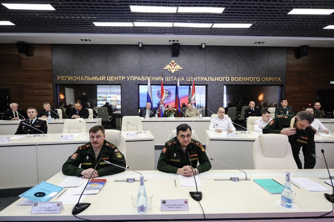 Региональный центр управления штаба ЦВО заступил на боевое дежурство