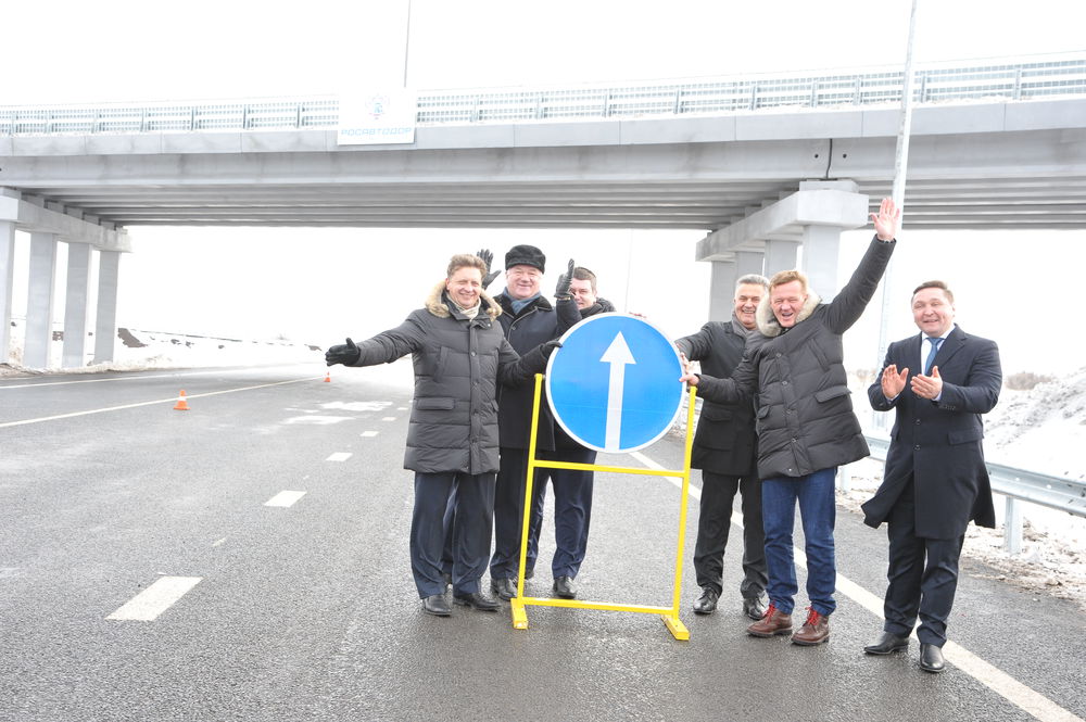 Состоялось открытие нового участка подъездной дороги к Оренбургу