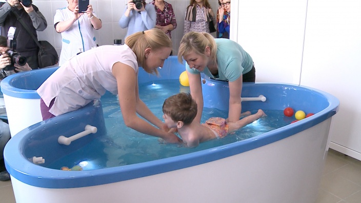 В Волгограде открылась водолечебница для реабилитации детей-инвалидов