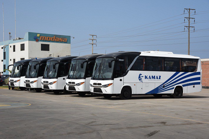 В Перу запущен выпуск автобусов на базе шасси КАМАЗ