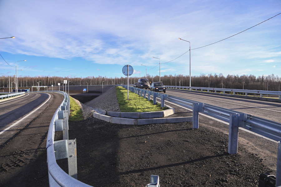 На 109 км автодороги А114 Вологда — Новая Ладога открыта для движения новая развязка