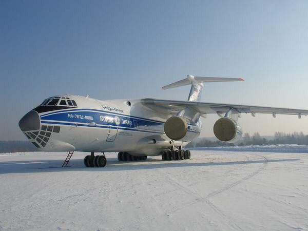 Успешно выполнена 1-я посадка Ил-76ТД-90ВД на ледовый аэродром в Антарктиде