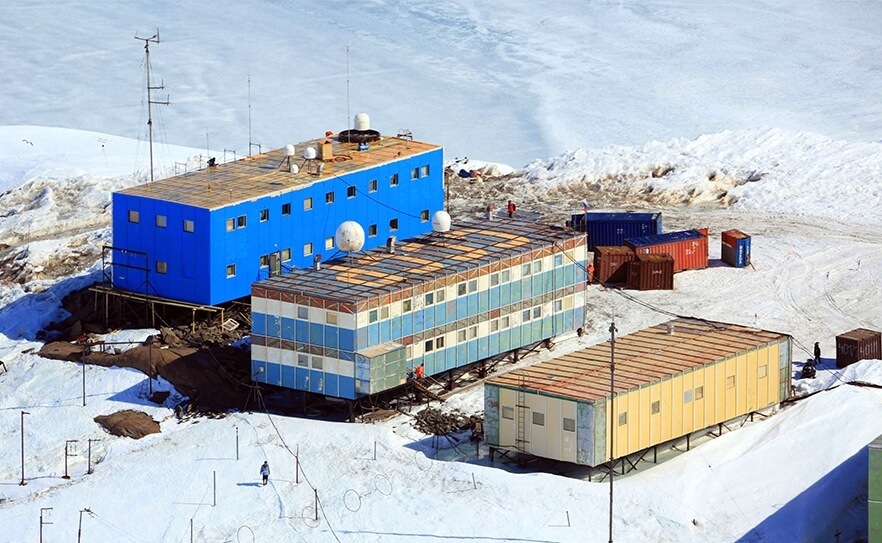 В Антарктиде на станции мирный открыт аэродром