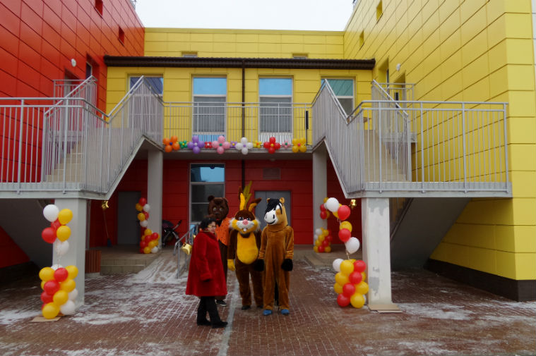 Новый детский сад на 140 детей открыли в поселке Лесные Поляны Пушкинского района Подмосковья
