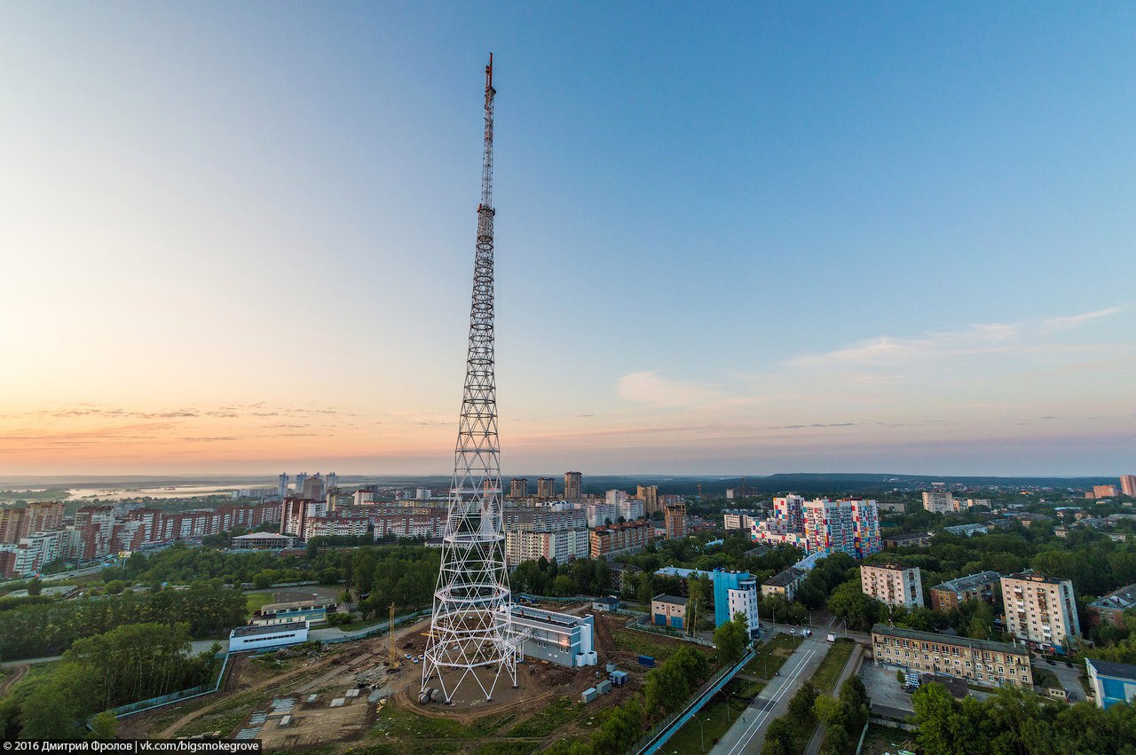 В Перми закончили строительство третьей по высоте телебашни России