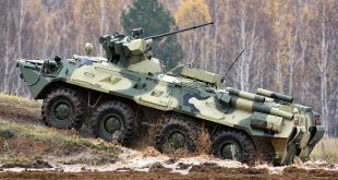 20 новых БТР-82А получило Новосибирское военное училище