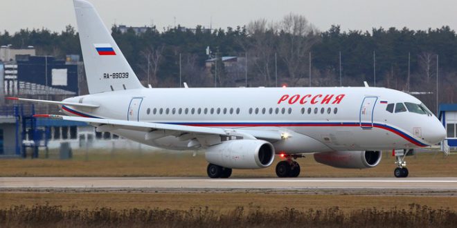 Авиакомпания "Россия" получит 20 самолетов SSJ 100