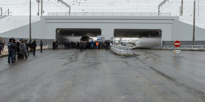 В Воронежской области открыт тоннель на два года раньше срока 