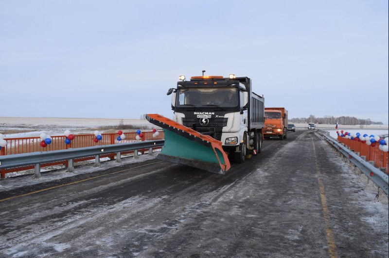 Открытие нового моста в Купинском районе Новосибирской области