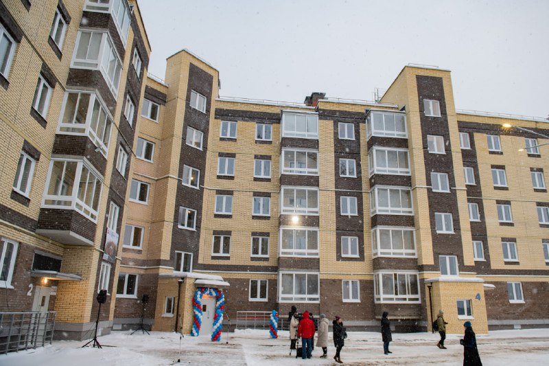 Запуск нового жилого дома в Северодвинске
