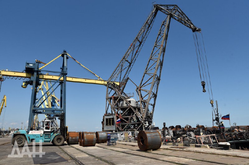 Рост перевалки грузов в порту Мариуполя в 2024 году