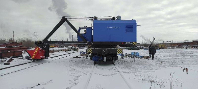 Первый железнодорожный снегоуборщик от Челябкрансервиса