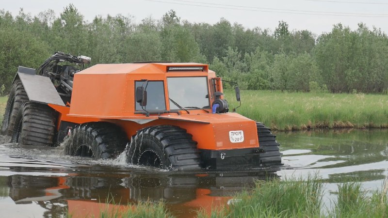 Тром-20: Вездеход для экстремальных условий