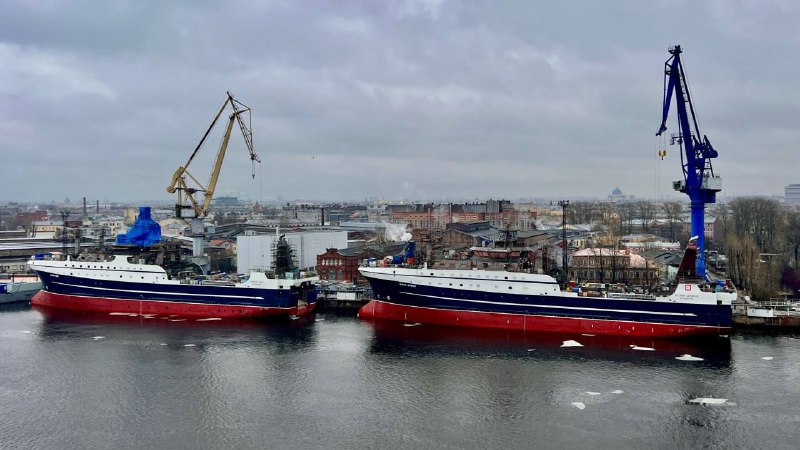 Новые рыболовные траулеры проекта СТ-192 заложены в Санкт-Петербурге