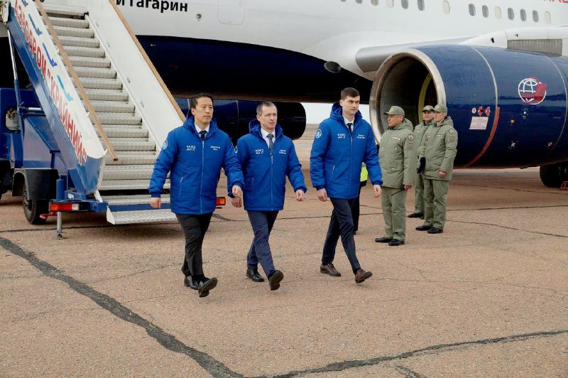 Прибытие экипажа «Союза МС-27» на Байконуре