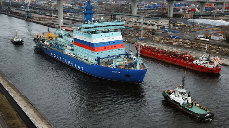 Атомный ледокол 'Якутия' присоединился к российскому флоту