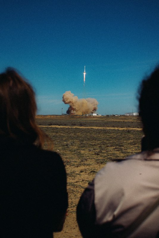 Запуск ракеты «Союз-2.1а» на Байконуре в честь 80-летия Победы