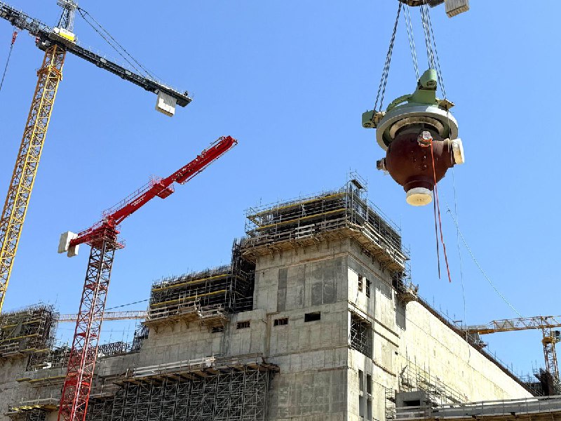 Установка главных циркуляционных насосов на АЭС «Аккую» завершена