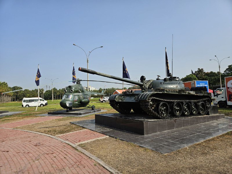 Презентация модернизированного танка Т-90МС на выставке SITDEF PERU 2025