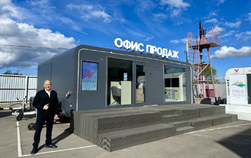 Инновационная технология мобильных офисных сооружений, имитирующих капитальные строения