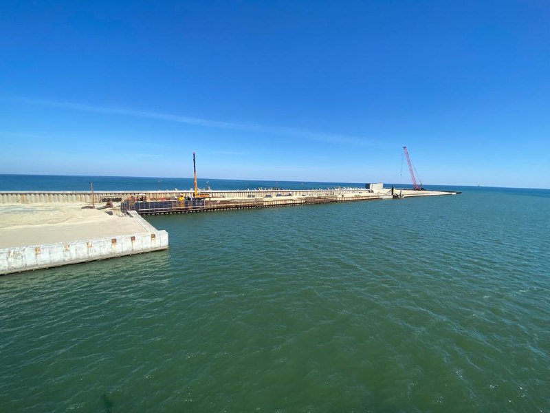 Строительство нового морского порта «Пионерский» в Калининграде nearing завершение Строительство нового морского порта «Пионерский» в Калининграде nearing завершение