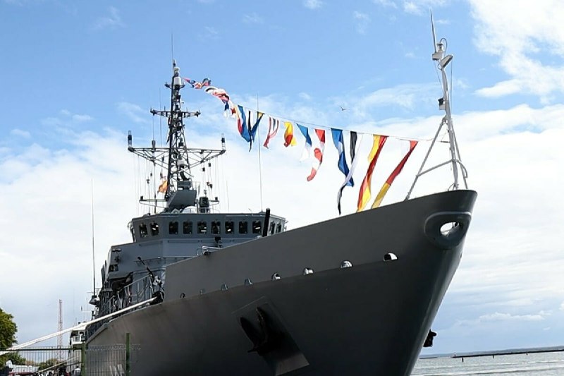 Ввод нового тральщика проекта 12700 в состав ВМФ России