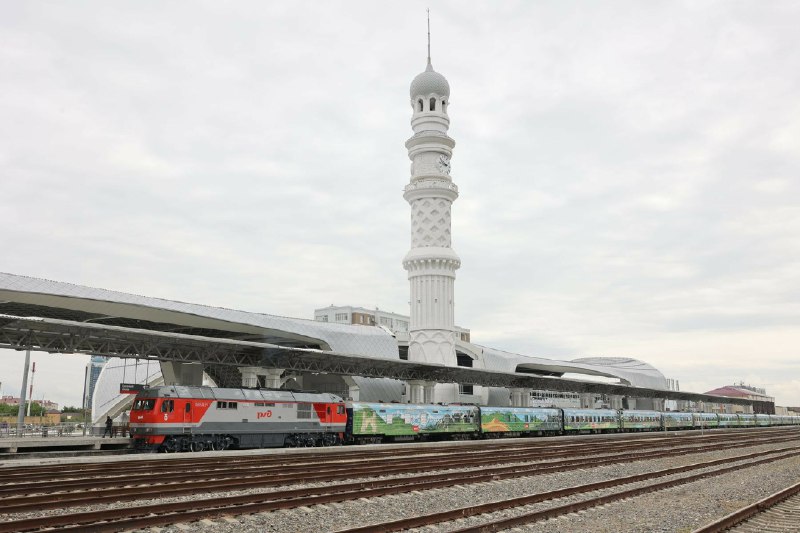 В Грозном открыли новый уникальный железнодорожный вокзал