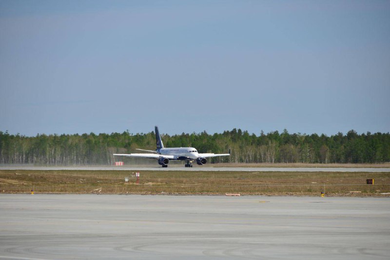 Первый рейс Ту-204-300 на космодром Восточный завершён