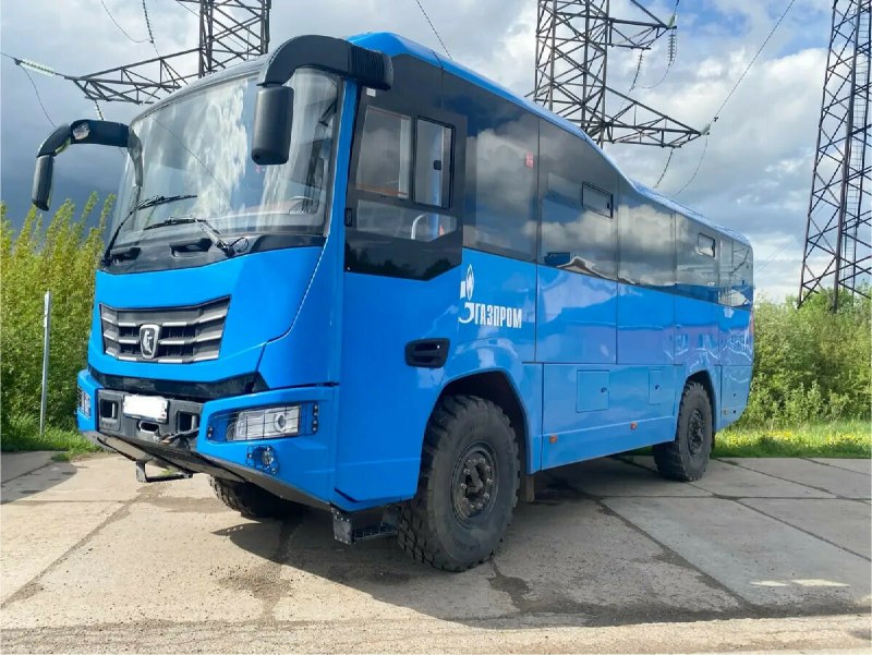 Запуск новых вахтовых автобусов КАМАЗ-6250 для Газпрома