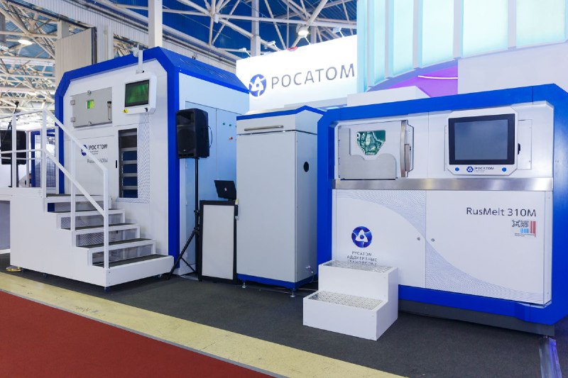 Росатом представил крупногабаритный российский 3D-принтер для металла