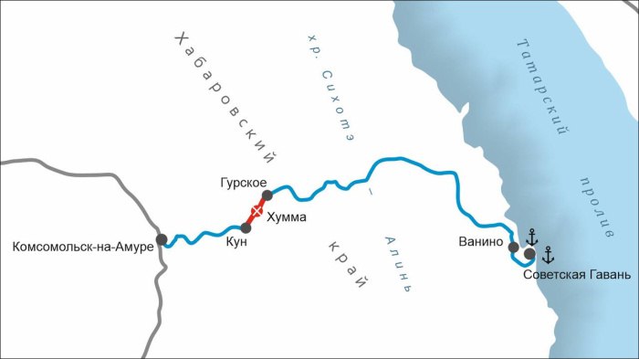 Введён в эксплуатацию новый железнодорожный участок на БАМе в Хабаровском крае