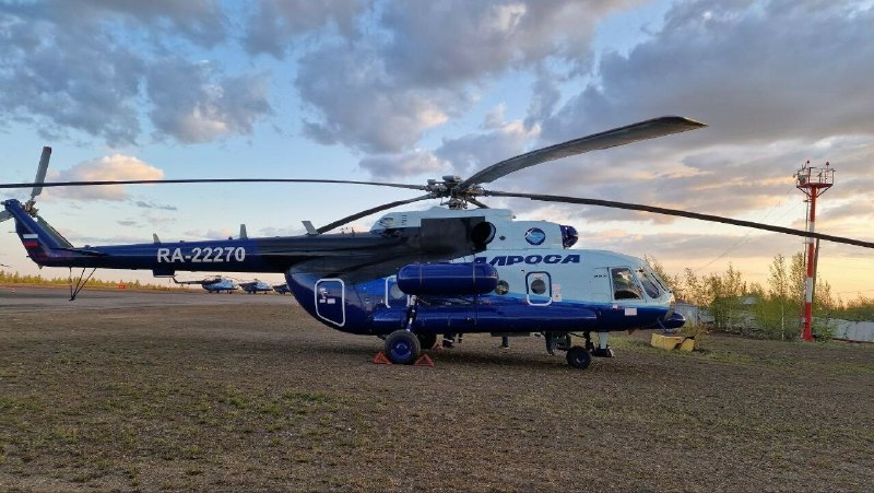 АЛРОСА получила вертолет Ми-8МТВ-1 для работы в Якутии