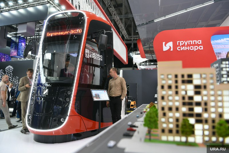 Презентация нового трамвая «Синара» в Екатеринбурге
