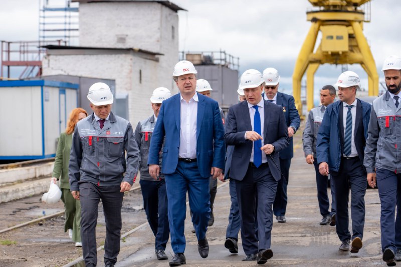 Посещение генерального директора ОСК Амурского судостроительного завода