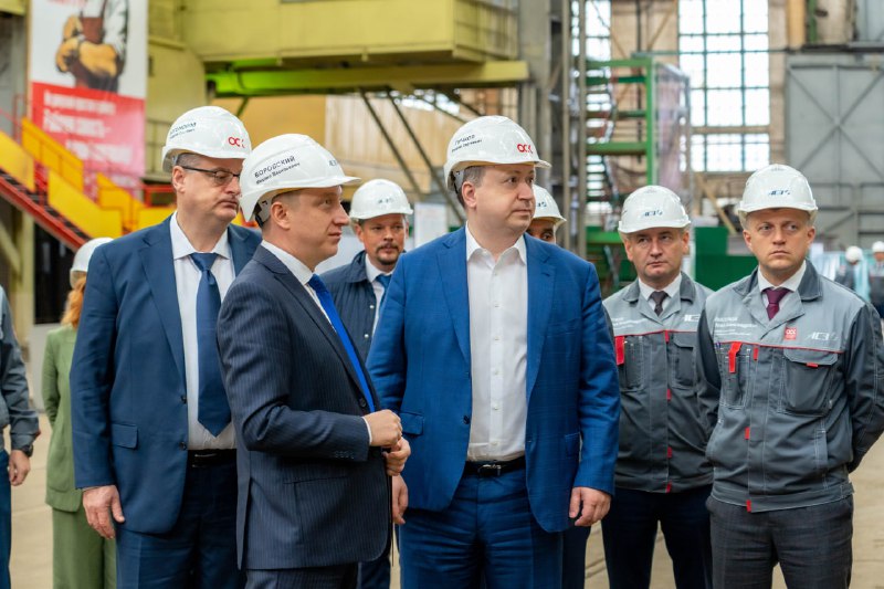 Посещение генерального директора ОСК Амурского судостроительного завода