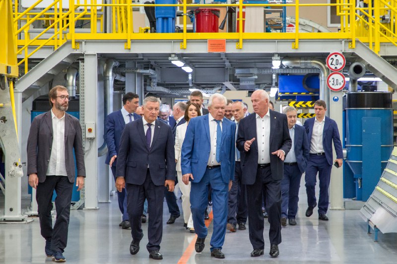 Визит Сергея Чемезова в Иркутский авиационный завод