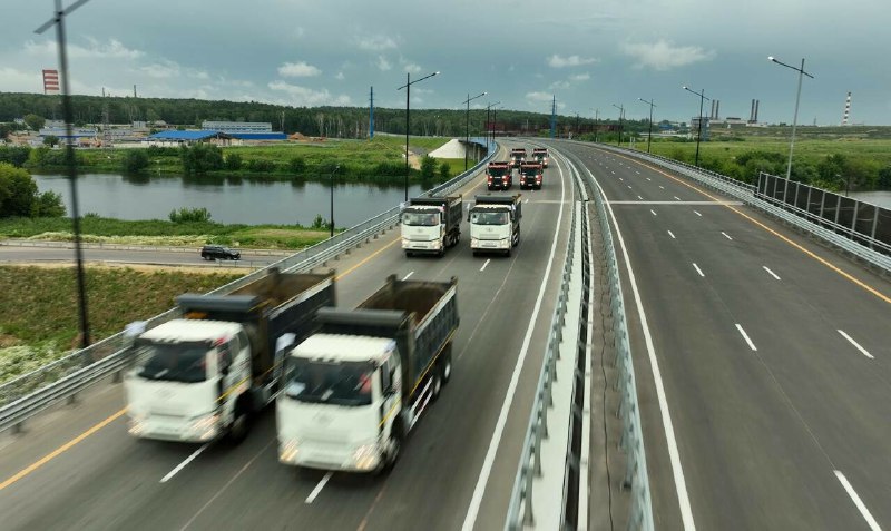 Открытие второго участка Южно-Лыткаринской автодороги в Подмосковье