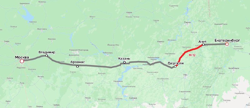 Открытие участка трассы М-12 «Восток»