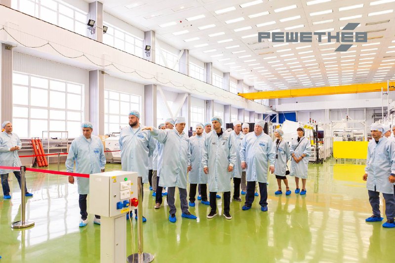 Визит генерального директора Роскосмоса в АО «РЕШЕТНЁВ»