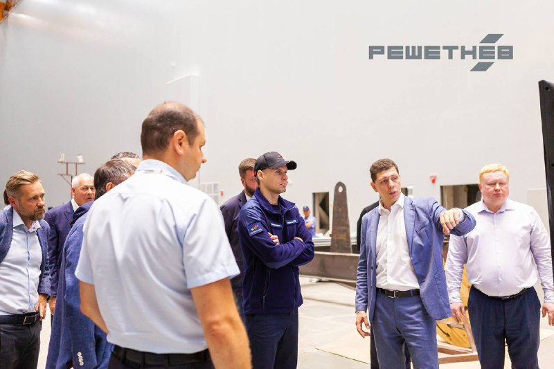 Визит генерального директора Роскосмоса в АО «РЕШЕТНЁВ»
