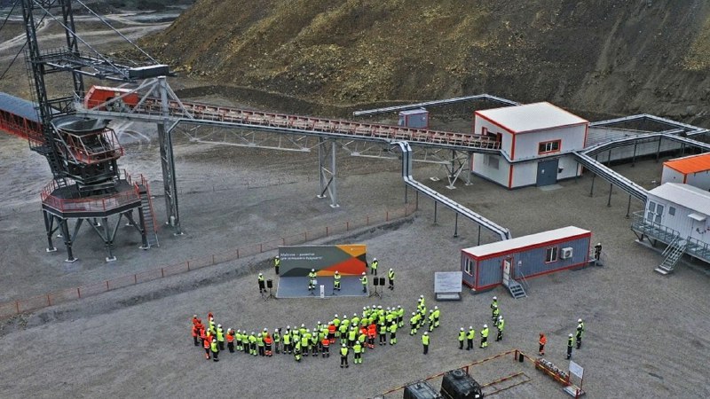 Запуск нового бетонно-закладочного комплекса на Чукотке