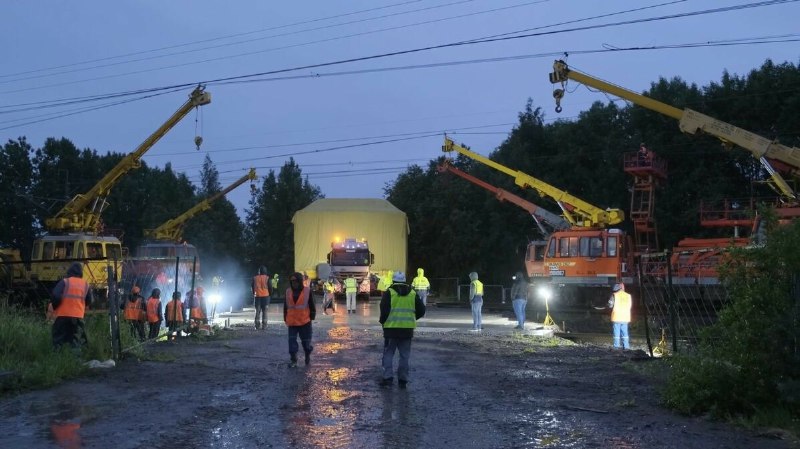 Отправка спецгруза для нового энергокомплекса в Северск