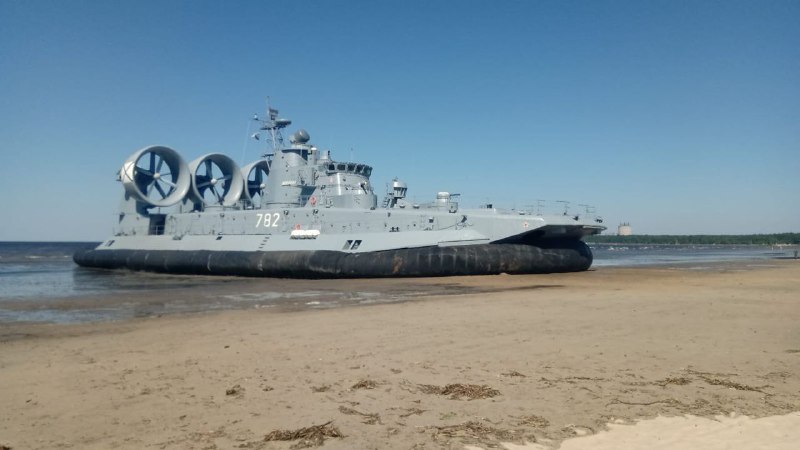 Учебные операции малых десантных кораблей ОСК в Балтийском море