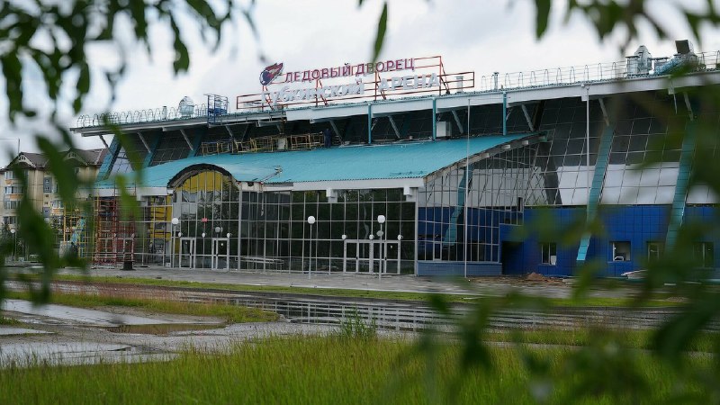 Открытие ледового дворца 'Губкинский Арена' в Ямальском регионе
