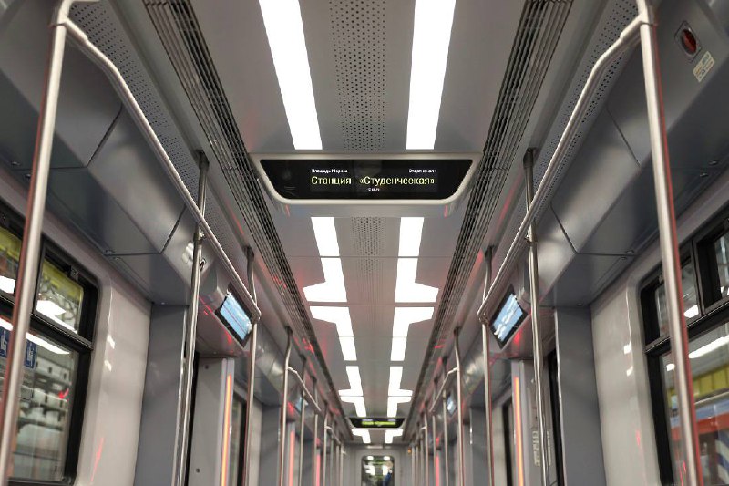 Поставка первого поезда метро для Новосибирска