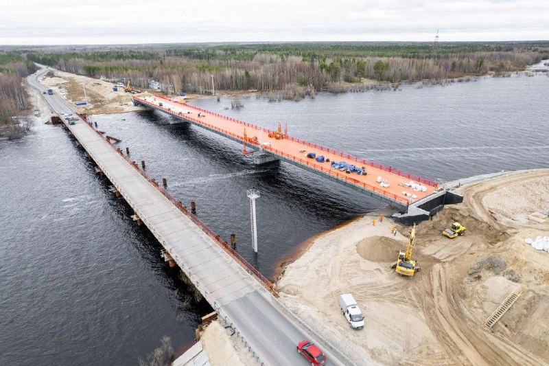 Открытие движения по новому мосту в ХМАО