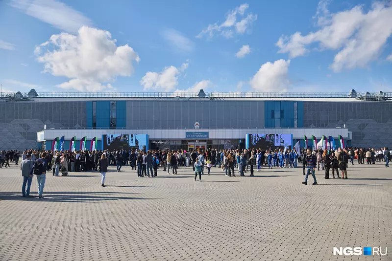 Открытие станции метро «Спортивная» в Новосибирске